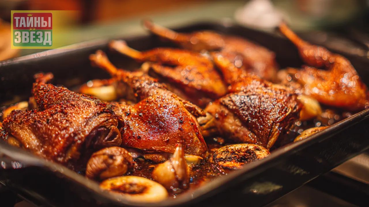 Запеченный гусь