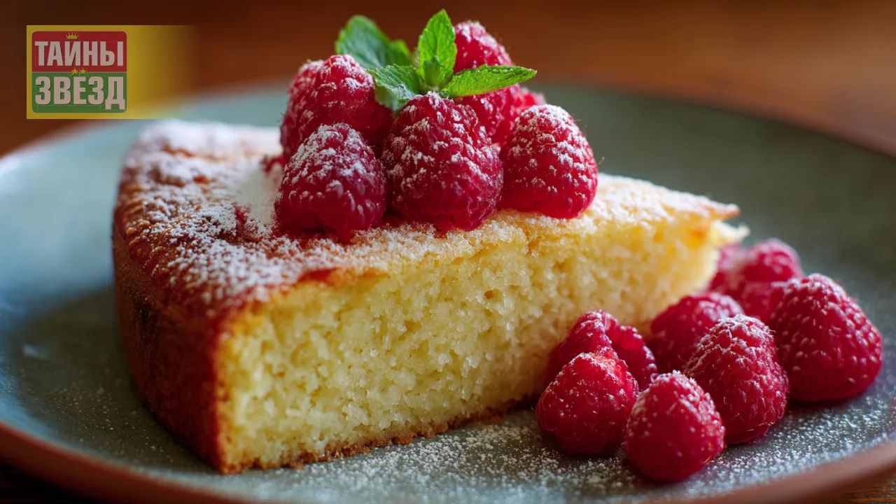 Манник с малиной