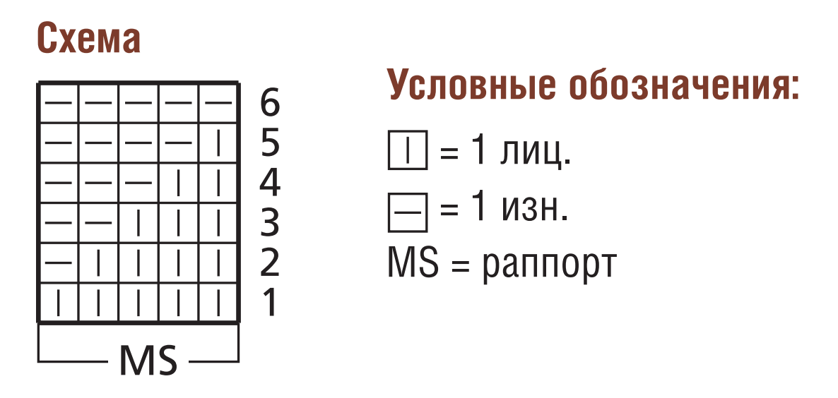 Схема для вязания