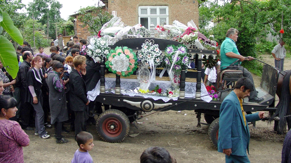 Цыганские похороны