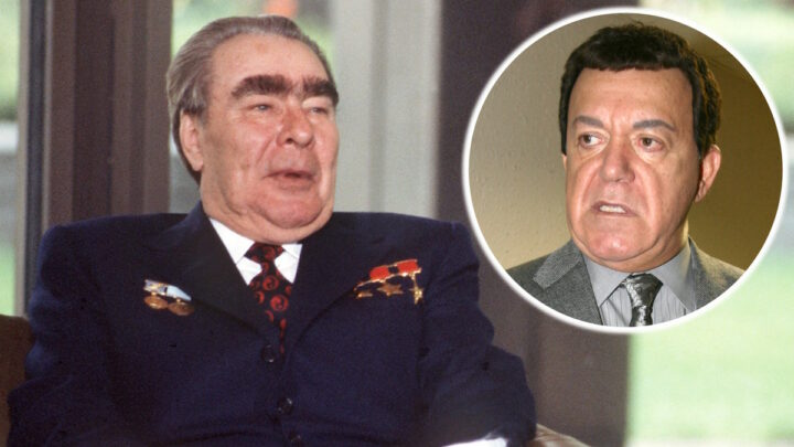 Леонид Брежнев и Иосиф Кобзон