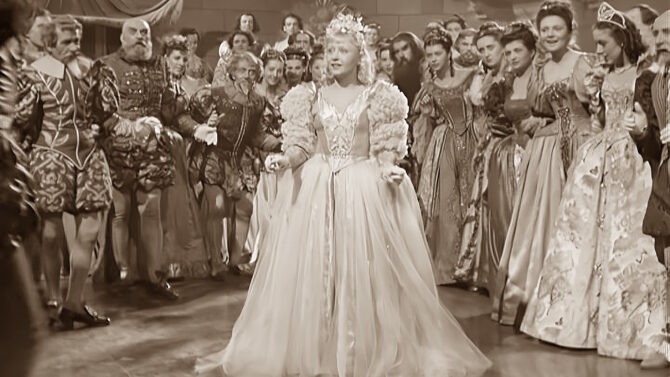 Кадр из фильма «Золушка», 1947г.