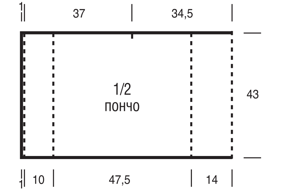 Выкройка для вязания