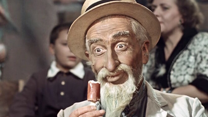 Кадр из фильма «Старик Хоттабыч», 1956г.