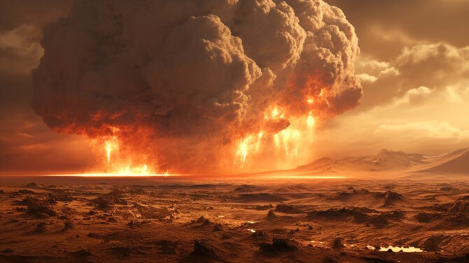 Взрывы на Марсе