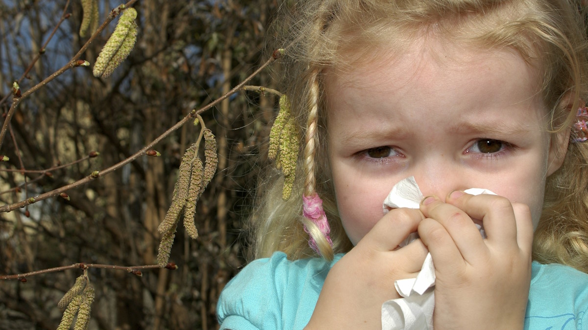 Маленькая девочка с аллергией