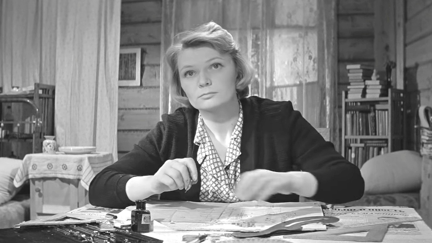 Нина Меньшикова в фильме «Девчата», 1961г.