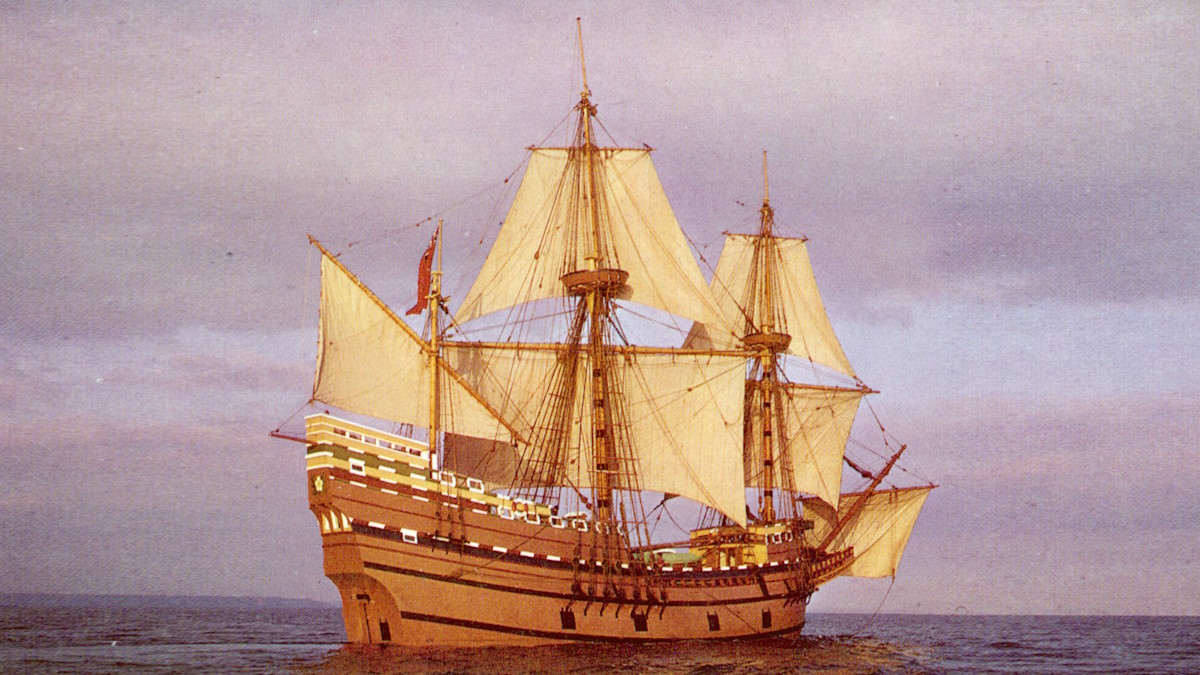 Средневековый корабль торгового флота