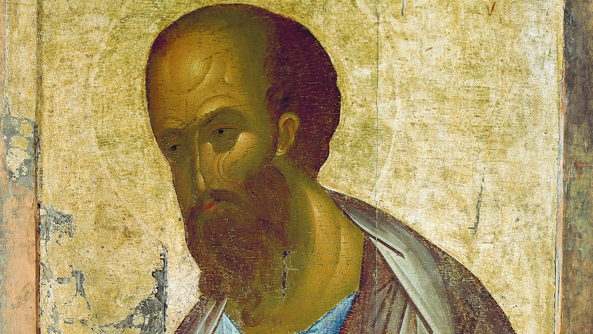 Апостол Павел, икона Андрея Рублева