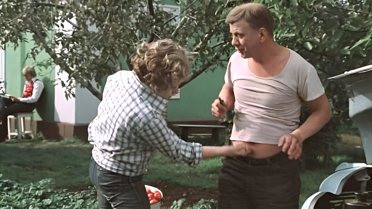 Кадр из фильма «Москва слезам не верит», 1979г.